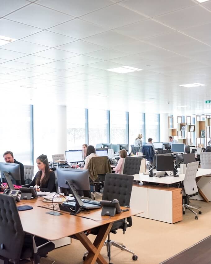 Operations team working inside a client's systems